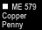 ME-579 COPPER PENNY