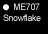 ME707 SNOWFLAKE METALLIC PAINT