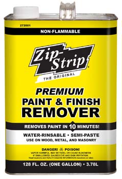 ZIP STRIP 272001 PREMIUM PAINT AND FINISH REMOVER SIZE:1 GALLON PACK:2 PCS.