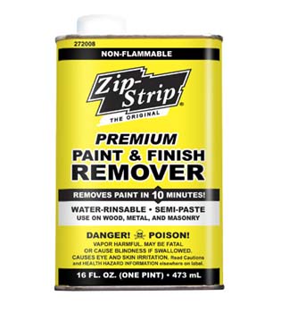 ZIP STRIP 272008 PREMIUM PAINT AND FINISH REMOVER SIZE:PINT PACK:6 PCS.