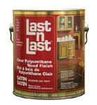 ABSOLUTE COATINGS 50101 LAST N LAST POLYURETHANE WOOD FINISH SATIN SIZE:1 GALLON.