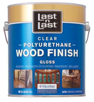 ABSOLUTE COATINGS 53501 LAST N LAST POLYURETHANE WOOD FINISH GLOSS 350 VOC SIZE:1 GALLON.