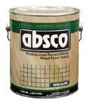 ABSOLUTE COATINGS 89201 ABSCO POLYURETHANE WOOD FLOOR FINISH SEMI GLOSS 450  VOC SIZE:1 GALLON.