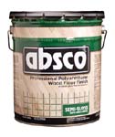 ABSOLUTE COATINGS 89205 ABSCO POLYURETHANE WOOD FLOOR FINISH SEMI GLOSS 450  VOC SIZE:5 GALLONS.