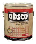 ABSOLUTE COATINGS 89511 ABSCO POLYURETHANE WOOD FLOOR FINISH SATIN 350  VOC SIZE:1 GALLON.