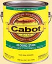 CABOT STAIN 11400 DECKING STAIN CLEAR SIZE:1 GALLON.