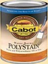 CABOT STAIN 8261 MAPLE SATIN WATERBORNE POLYSTAIN SIZE:QUART.