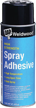 DAP 00121 WELWOOD HIGH STRENGTH SPRAY ADHESIVE SIZE:16 OZ PACK:12 PCS.