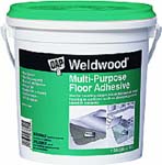 DAP 00142 WELDWOOD MULTI PURPOSE FLOOR ADHESIVE SIZE:1 GALLON.