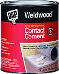 DAP 00272 WELDWOOD ORIGINAL CONTACT CEMENT SIZE:QUART.