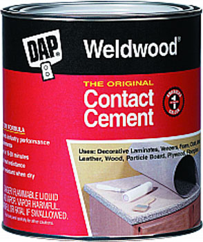 DAP 00273 WELDWOOD ORIGINAL CONTACT CEMENT SIZE:1 GALLON.