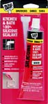 DAP 00680 KITCHEN & BATH 100% SILICONE RUBBER SEALANT WHITE SIZE:2.8 OZ PACK:12 PCS.