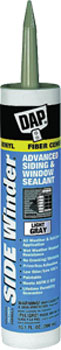 DAP 00807 SIDE WINDER ADVANCED POLYMERY SIDING & WINDOW SEALANT LIGHT GRAY SIZE:10.1 OZ PACK:12 PCS.