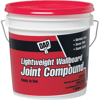 DAP 10114 LIGHTWEIGHT WALLBOARD JOINT COMPOUND (RTU) SIZE:1 GALLON.