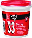 DAP 12121 33 WHITE GLAZING SIZE:PINT.