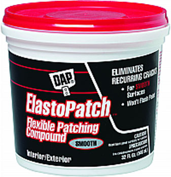 DAP 12278 ELASTOPATCH SMOOTH FLEXIBLE PATCHING COMPOUND (RTU) SIZE:QUART.