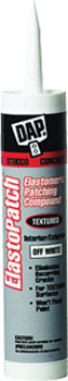 DAP 12286 ELASTOPATCH TEXTURE FLEXIBLE PATCHING COMPOUND (RTU) OFF WHITE SIZE:10 OZ PACK:12 PCS.