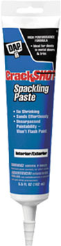 DAP 12370 CRACKSHOT HIGH PERFORMANCE SPACKLING PASTE SIZE:5.5 OZ PACK:12 PCS.