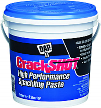 DAP 12380 CRACKSHOT HIGH PERFORMANCE SPACKLING PASTE SIZE:1 GALLON.