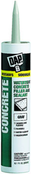 DAP 18096 CONCRETE WATERPROOF FILLER AND SEALANT GRAY SIZE:10.3 OZ PACK:12 PCS.