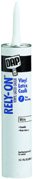 DAP 18260 RELY-ON  LATEX CAULK WHITE SIZE:10.1 OZ PACK:12 PCS.