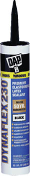 DAP 18280 DYNAFLEX 230 PREMIUM ELASTOMERIC LATEX SEALANT BLACK SIZE:10 OZ PACK:12 PCS.