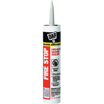 DAP 18806 FIRESTOP FIRE RATED SILICONE SEALANT SIZE:10.1 OZ PACK:12 PCS.