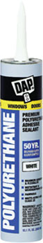 DAP 18810 PREMIUM POLYURETHANE ADHESIVE SEALANT WHITE SIZE:10.1 OZ PACK:12 PCS.