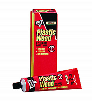 DAP 21500 PLASTIC WOOD SOLVENT WOOD FILLER NATURAL SIZE:1.87 OZ PACK:12 PCS.