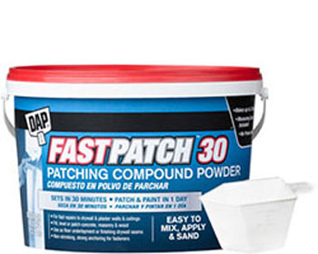 DAP 58550 FASTPATCH 30 PATCHING COMPOUND POWDER SIZE:3.5 LBS.