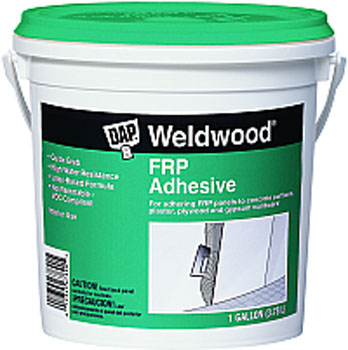 DAP 60480 FIBERGLASS REINFORCED PLASTIC ADHESIVE SIZE:1 GALLON.