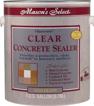 DUCKBACK DB-6520-4 CLEAR GLOSS MASON SELECT CONCRETE SEALER SIZE:1 GALLON.