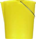 ENCORE 12384 YELLOW PAIL WITH POUR SPOUT SIZE:12 QUARTS PACK:12 PCS.