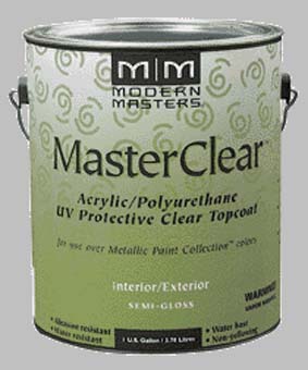 MODERN MASTERS METALLIC PAINT 66201 ME-662 MASTER CLEAR SEMI GLOSS SIZE:1 GALLON.