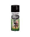 RUSTOLEUM 19058 1905830 SPRAY PAINT BLACK GLOSS LACQUER SIZE:12 OZ. SPRAY PACK:6 PCS.