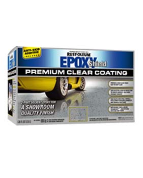 RUSTOLEUM 14035 225225 CLEAR HI GLOSS EPOXY SHIELD PRO FLOOR KIT.