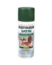 RUSTOLEUM 77328 7732830 SPRAY PAINT HUNTER GREEN SATIN STOPS RUST SIZE:12 OZ. SPRAY PACK:6 PCS.