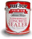 TUF TOP 12-101 CLEAR SILICONE ACRYLIC WATER REPELLENT CONCRETE SEALER SOLVENT BASED SIZE:1 GALLON.