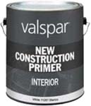 VALSPAR 11287 PROFESSIONAL INTERIOR LATEX WHITE NEW CONSTRUCTION PRIMER SIZE:1 GALLON.