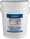 VALSPAR 1426 LATEX CEILING PAINT WHITE SIZE:5 GALLONS.