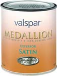 VALSPAR 4102 MEDALLION EXT LATEX SATIN HOUSE BASE TINT BASE SIZE:QUART.