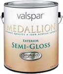 VALSPAR 4302 MEDALLION EXT LATEX S/G HOUSE & TRIM TINT BASE SIZE:1 GALLON.