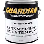 VALSPAR 457 GUARDIAN CONTRACTOR INT LATEX S/G WALL & TRIM DOVER WHITE SIZE:1 GALLON.