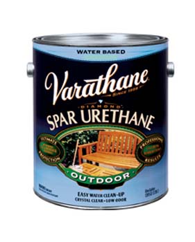 VARATHANE 25013 250131 CLEAR SEMI GLOSS DIAMOND OUTDOOR WATERBORNE WOOD CARE SIZE:1 GALLON.