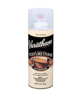 VARATHANE 00908 9081 SPRAY CLEAR GLOSS INTERIOR CLASSIC (OIL) SIZE:11.25 OZ. SPRAY PACK:6 PCS.