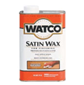 WATCO 67041 SATIN FINISHING WAX NATURAL SIZE:QUART.