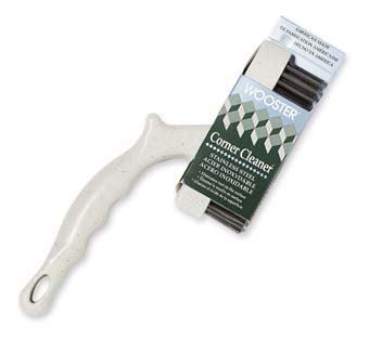 WOOSTER 1836 CORNER CLEANER STAINLESS STEEL BRUSH PACK:4 PCS.