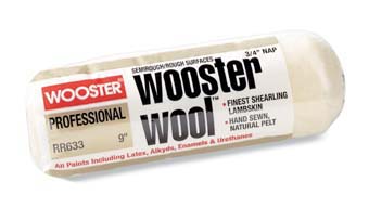 WOOSTER RR633 WOOSTER WOOL COVER SIZE:9" NAP:3/4" PACK:12 PCS.